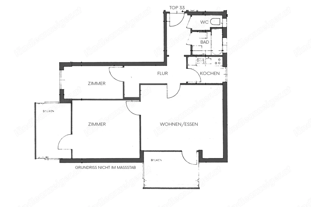 3-Zimmer-Wohnung im 7. Obergeschoss zur Miete in Bregenz