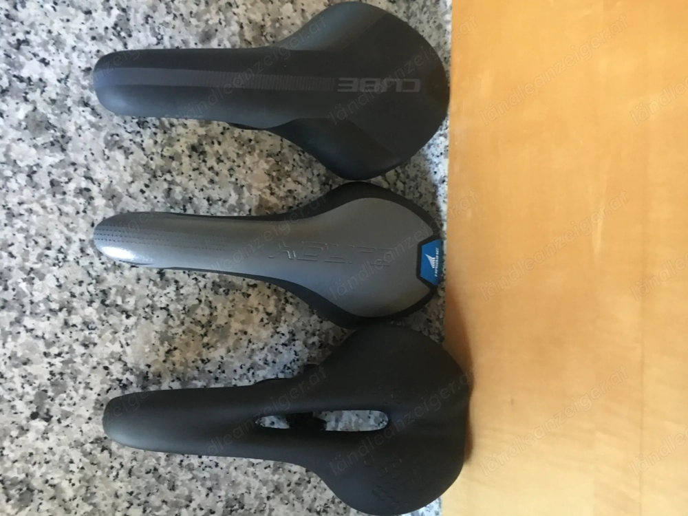 Fahrradsättel 3 x Mal