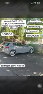 Golf 8 1.5 TSI 131PS Standheizung...etc