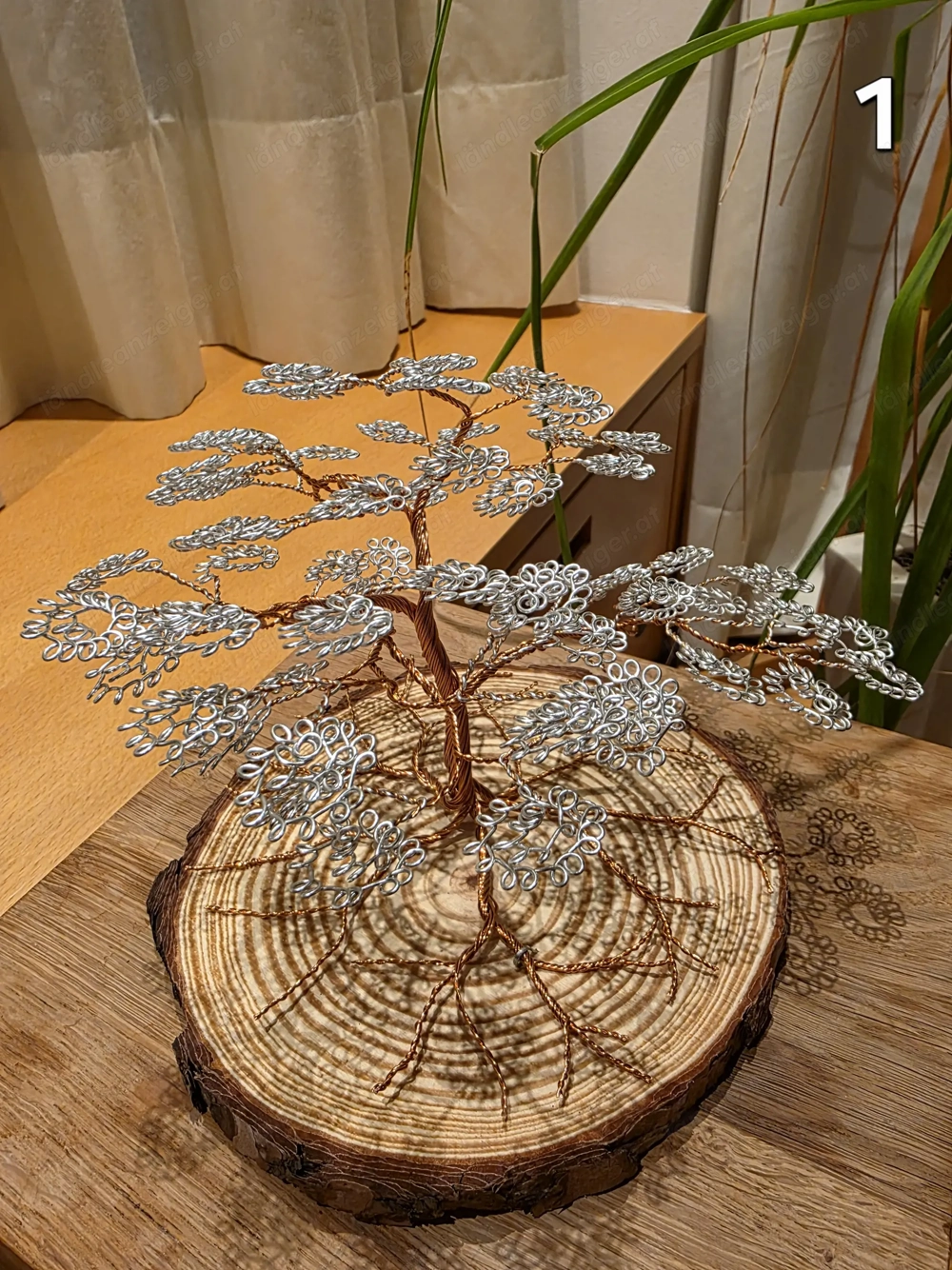 Handgefertigte Deko-Bäume aus Kupfer und Aluminium   Unikat!