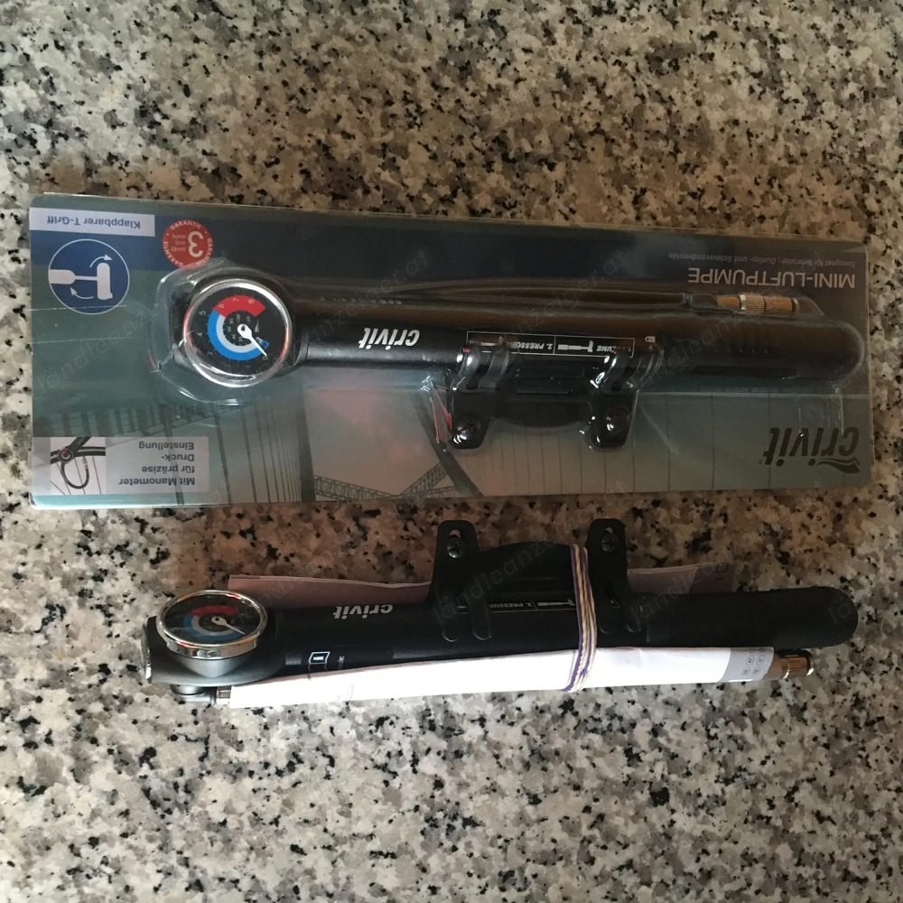 Fahrradpumpe 2x mal neu Crivit