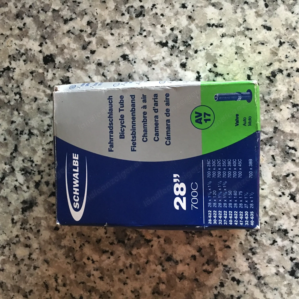 Fahrradschlauch Schwalbe 28 x700 C