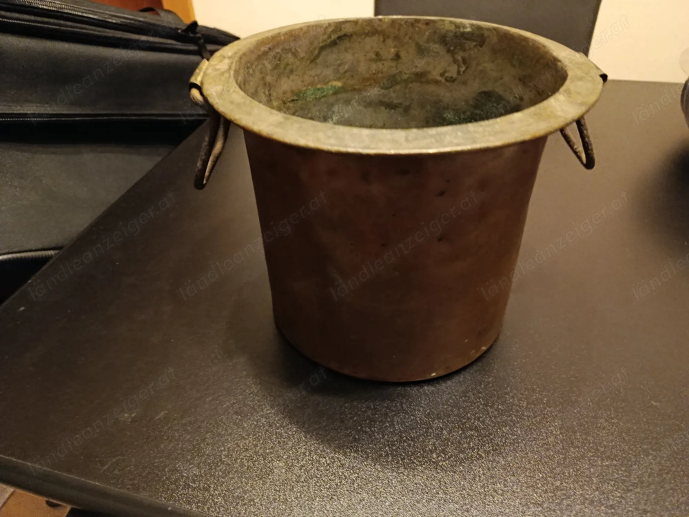 Antik Kupferkessel über 110 jahre alt