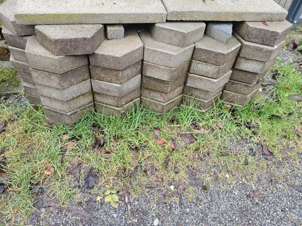 Pflastersteine zu verkaufen