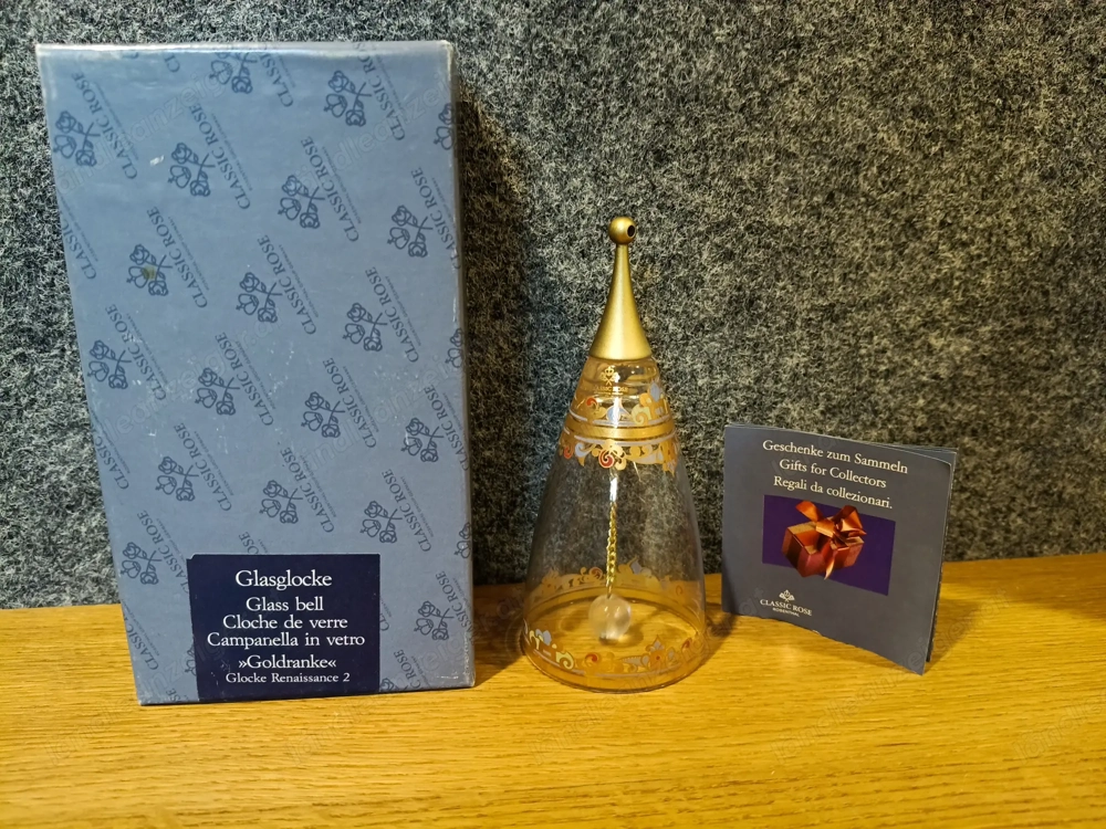 Glasglocke Rosenthal Sammlerstück