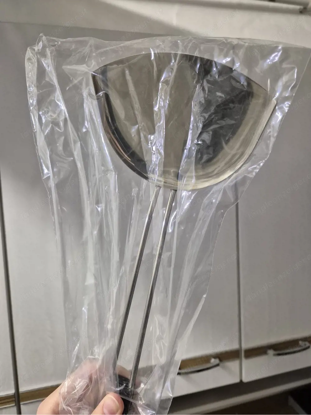 AMC Küchenhelfer Set - Spritzschutz, Schaumlöffel & Holzpfannenwender (neu)