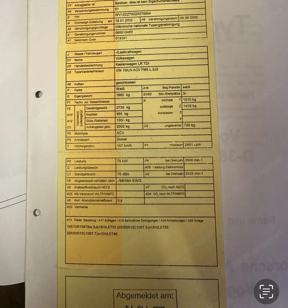 VW Transporter T4 Nicht Vorgeführt!