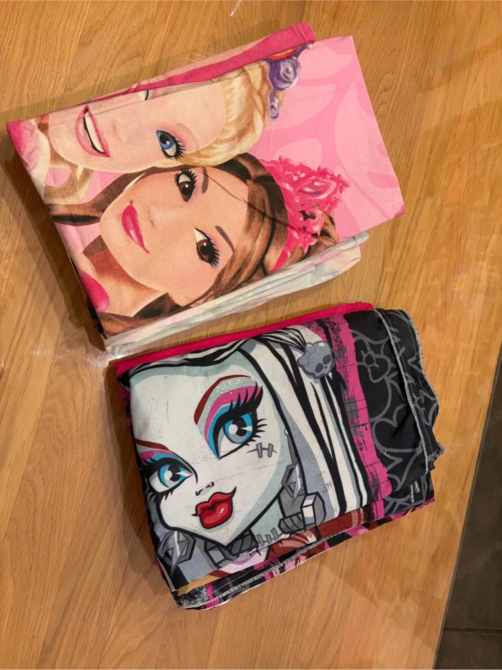 Monsterhigh u. Barbiebettwäsche