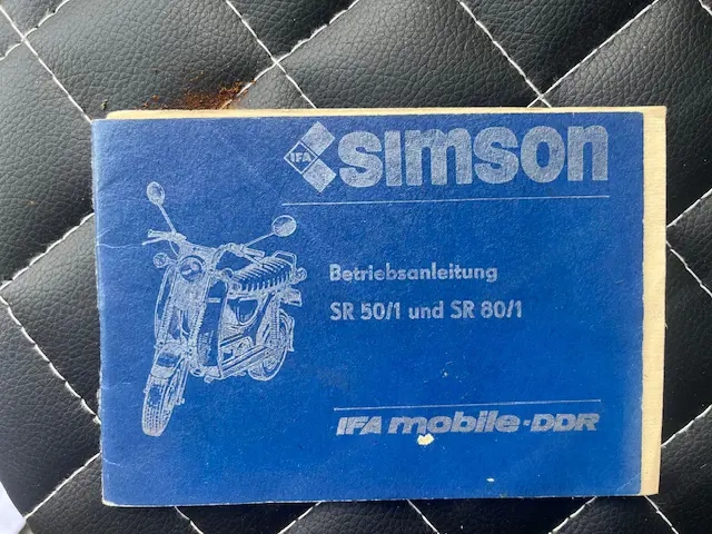 Simson KR50 1   Baujahr 1990   nur 4.167 km   läuft   Original DDR
