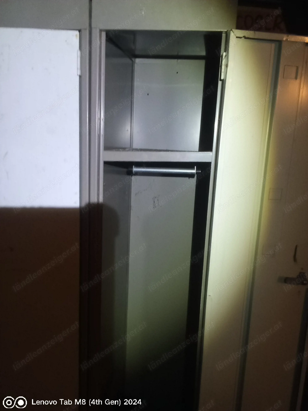 Fünf stück stahlspinde