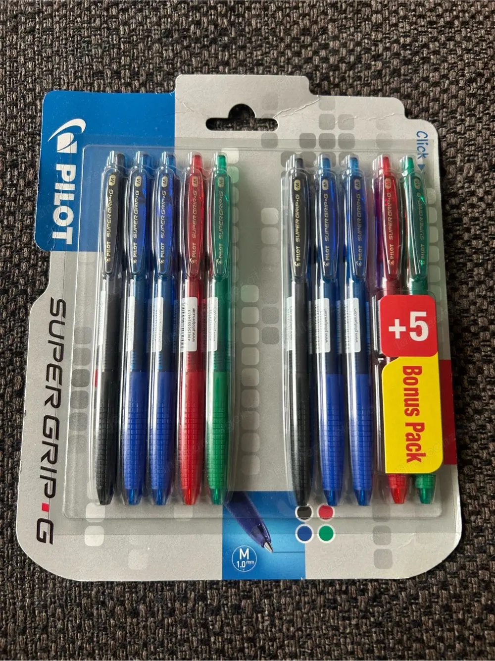 Pilot Kugelschreiber in 4 Farben, 10 Stück