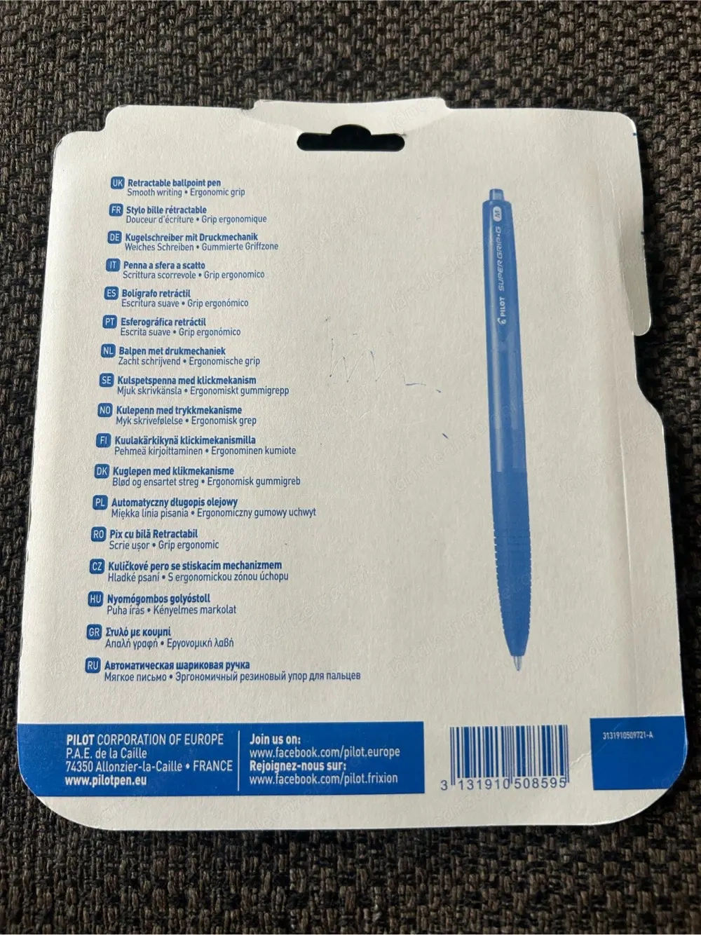 Pilot Kugelschreiber in 4 Farben, 10 Stück