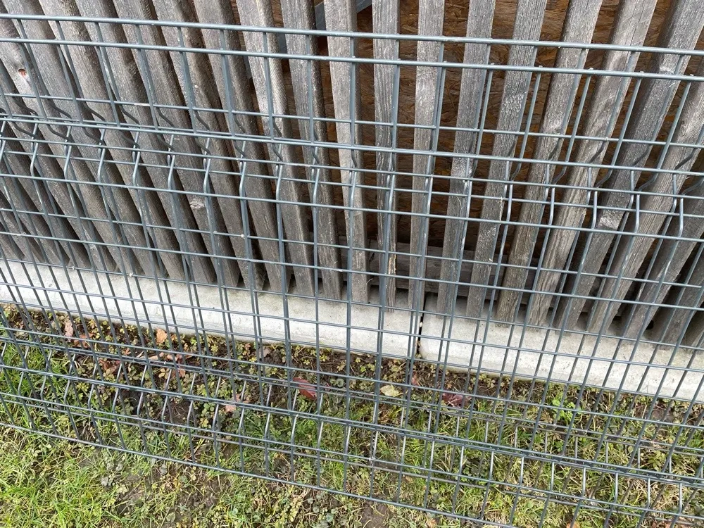 2 x Einstabmattenzaun neuwertig 