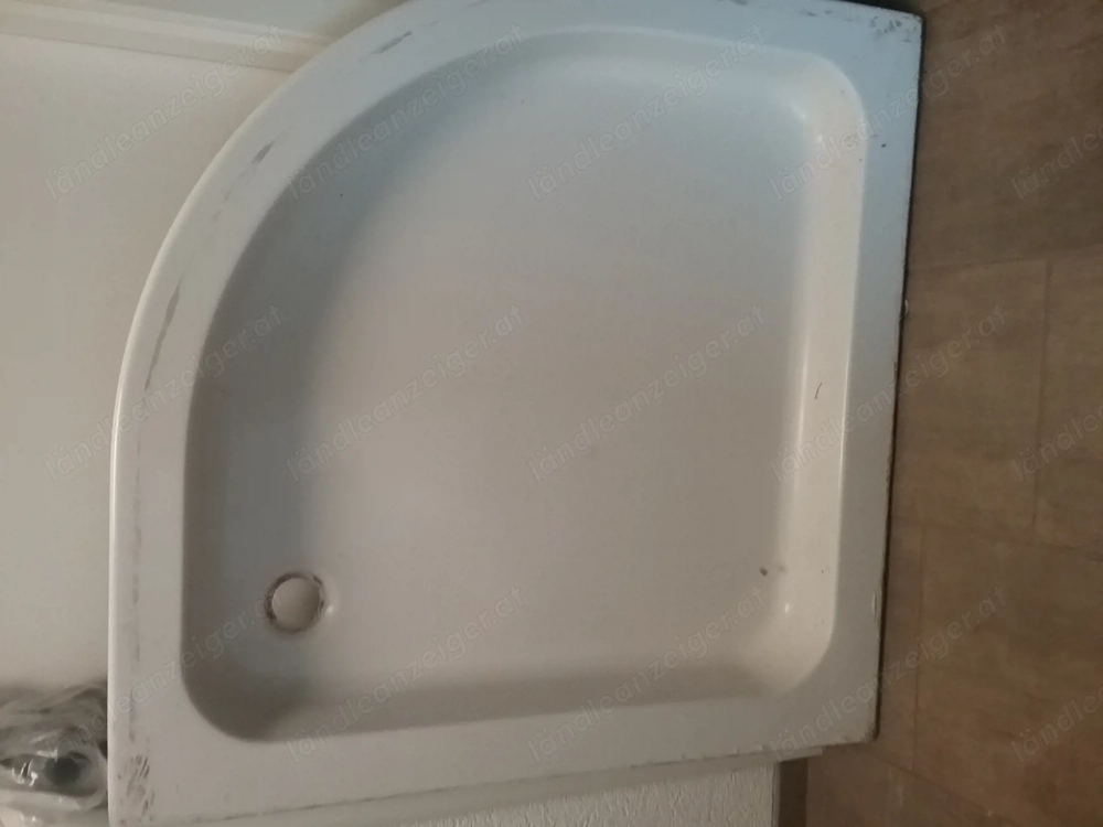 Duschtasse   90 cm Schenkellänge