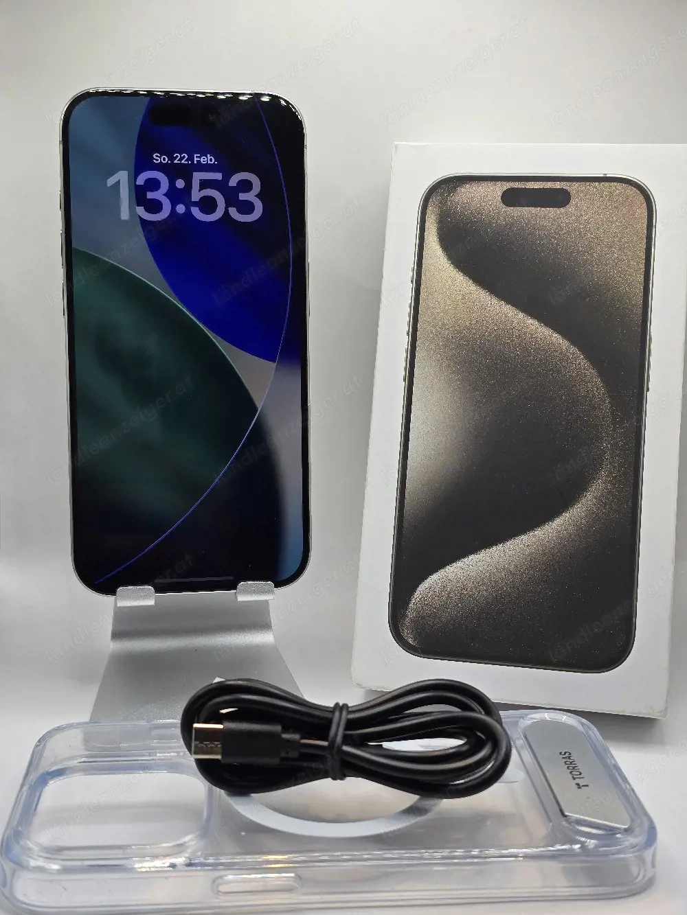 iPhone 15Pro, 256GB titan natur