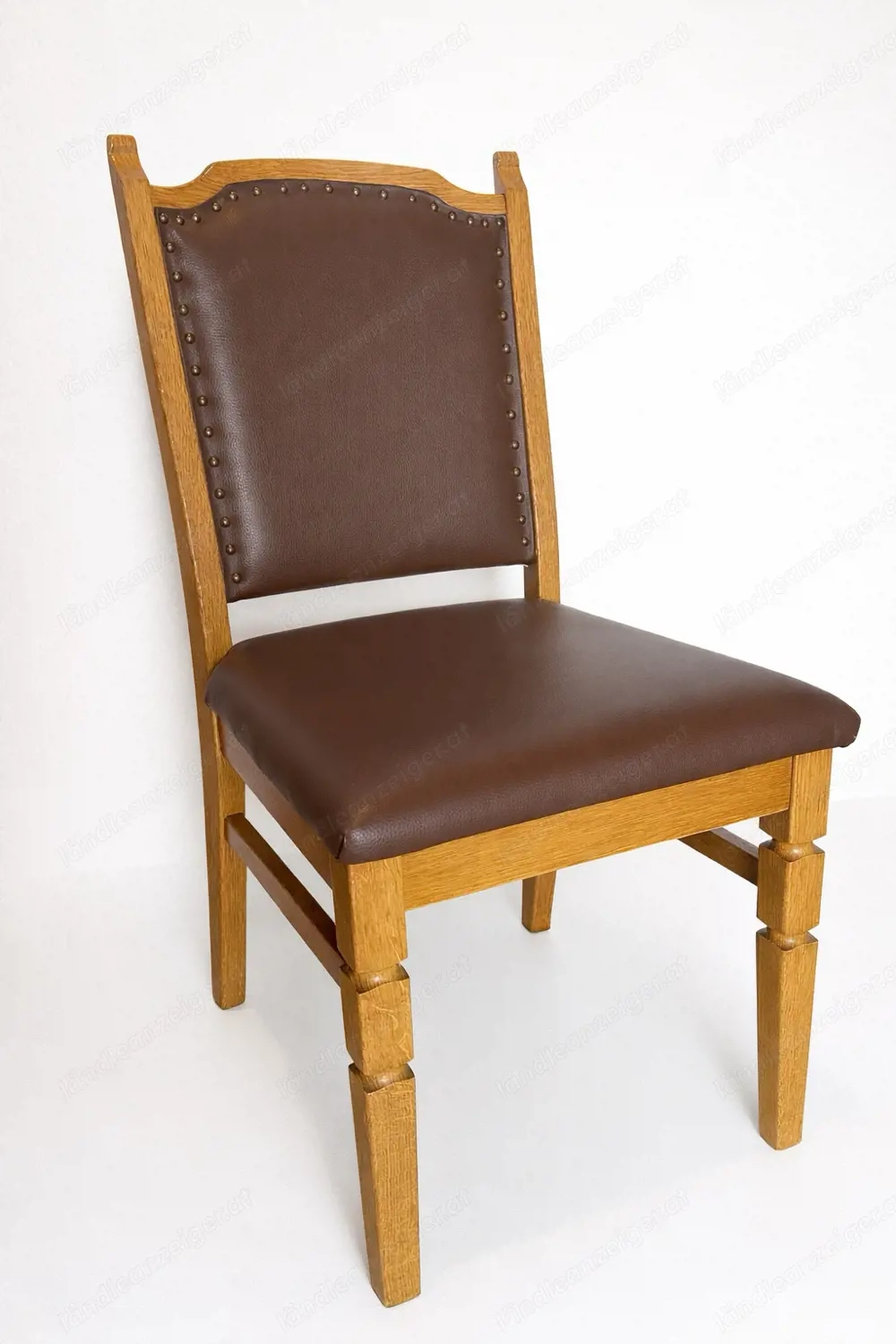 Massivholzstuhl Landhausstil - Eiche lackiert - 3 Stück