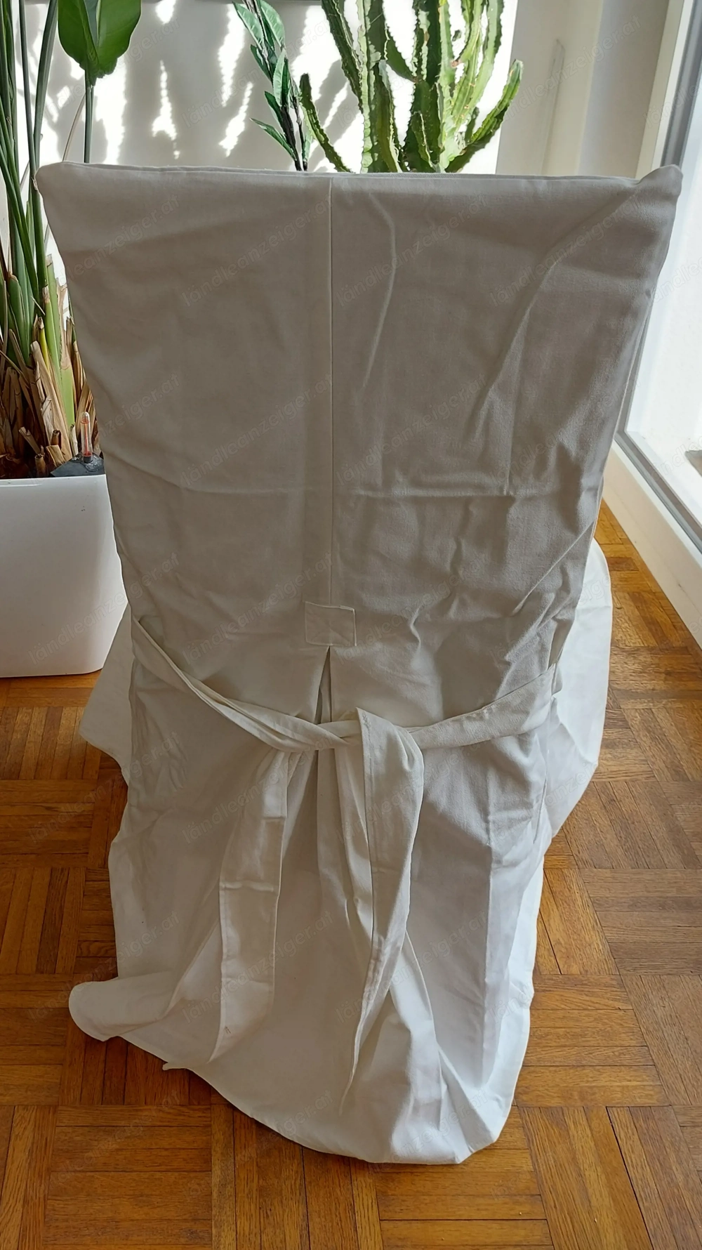 Stuhlhussen rohweiss