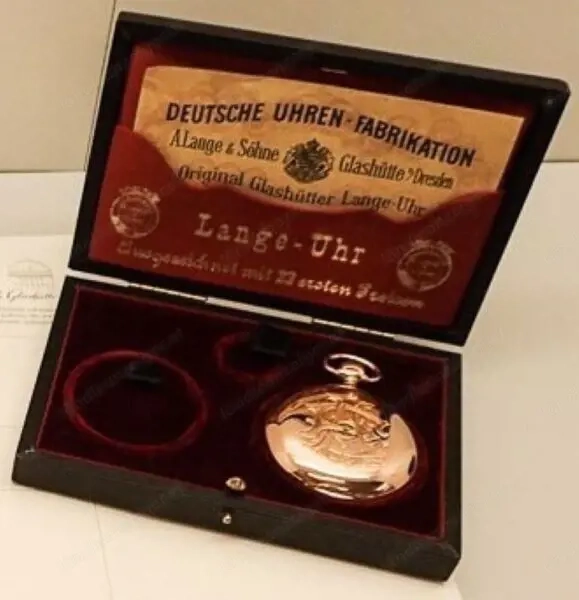 A.Lange & Söhne Glashütte Taschenuhr Savonette 58514k Gold