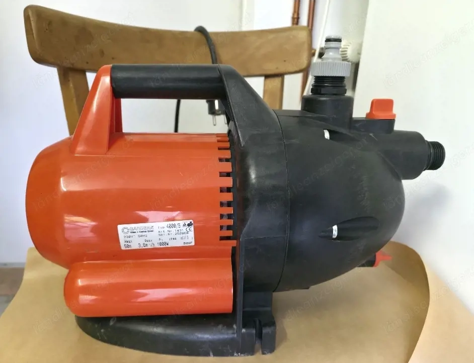 Gardena Wasserpumpe Typ 4000 5 mit Vorfilter