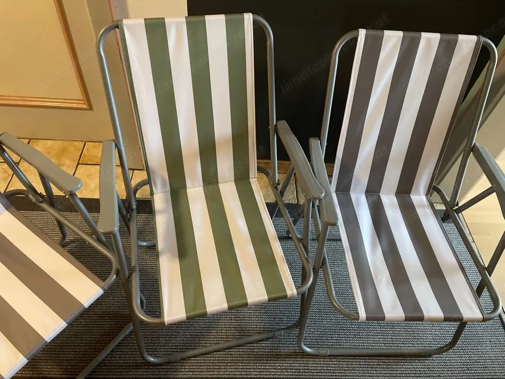 3 Campingstühle