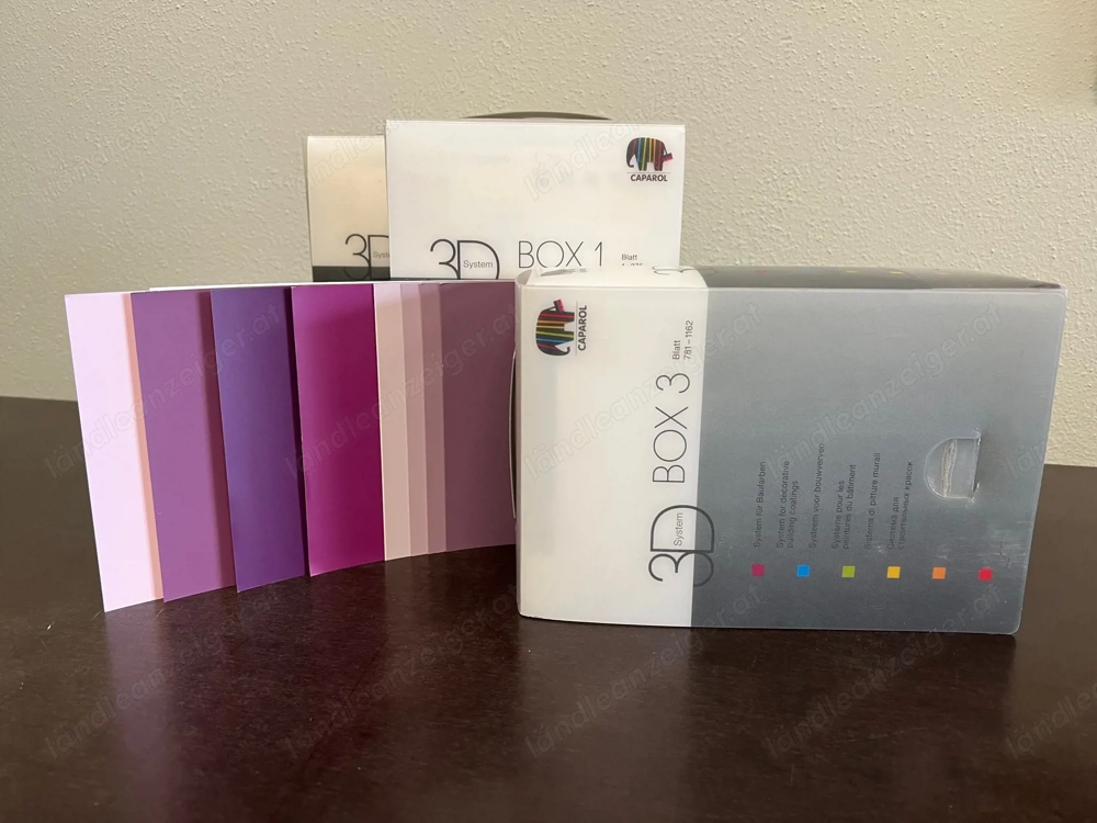 Farbkarten zu verschenken