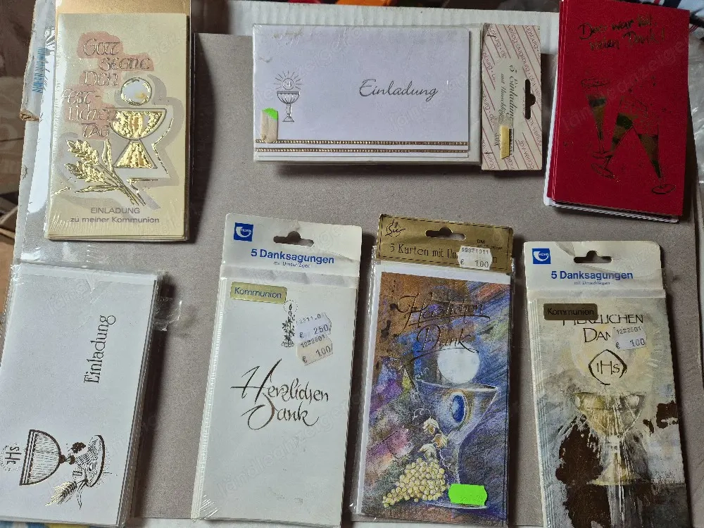 Einladungskarten Kommunion