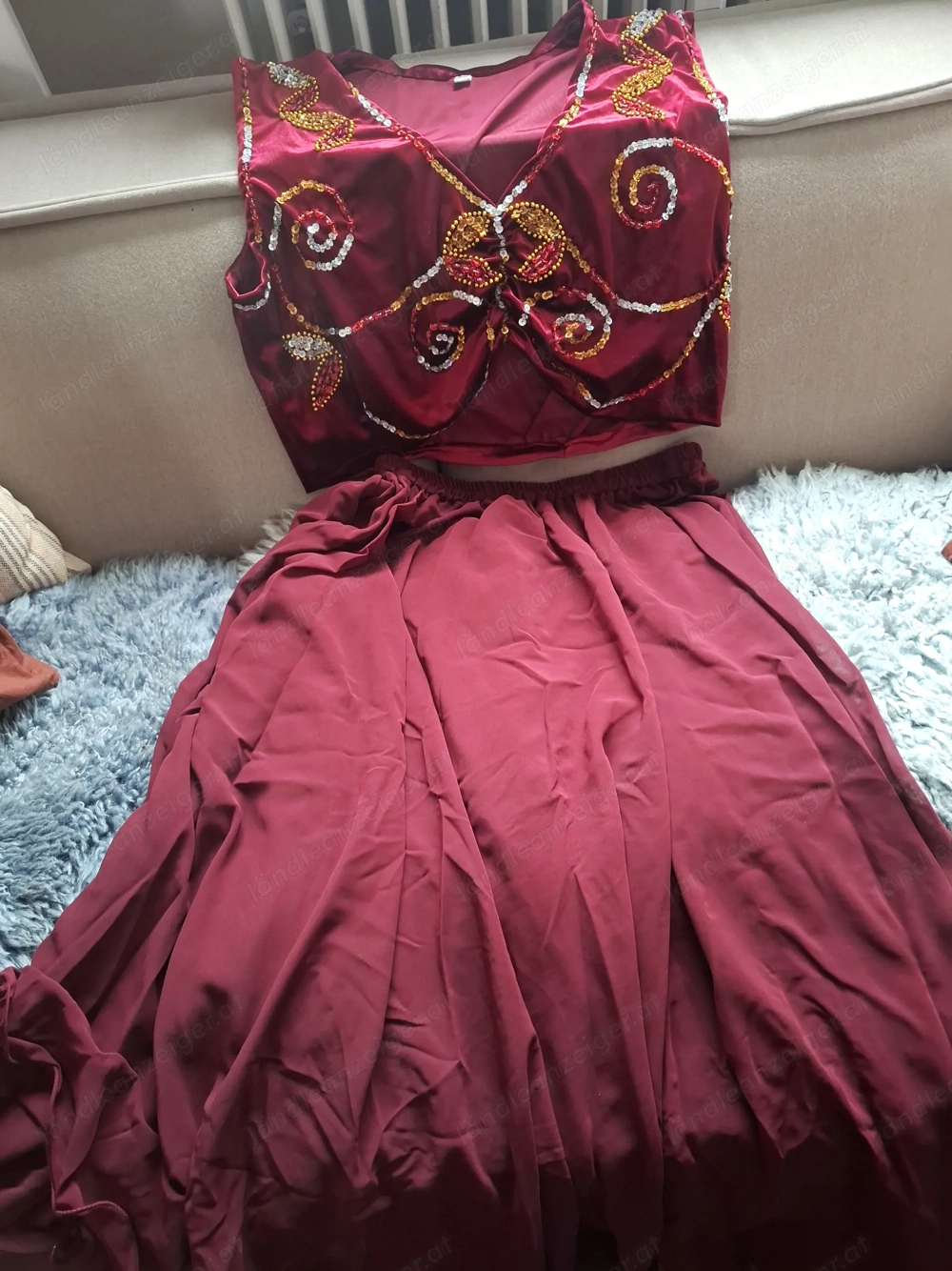 Bauchtanzkostüm, neuwertig, wunderschön, GROSS