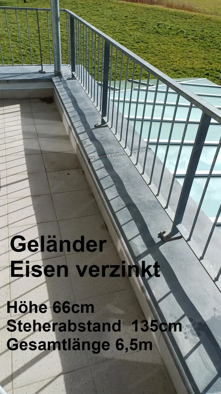 Balkon Geländer zu verkaufen
