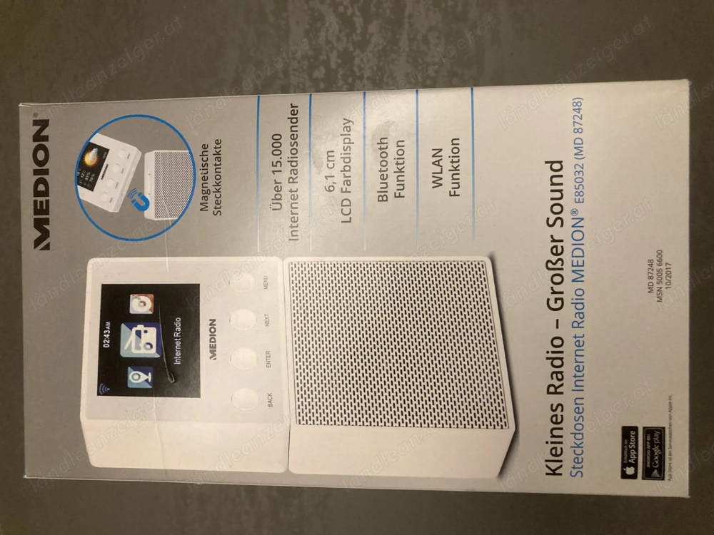 Internetradio - Steckdosenradio WLAN