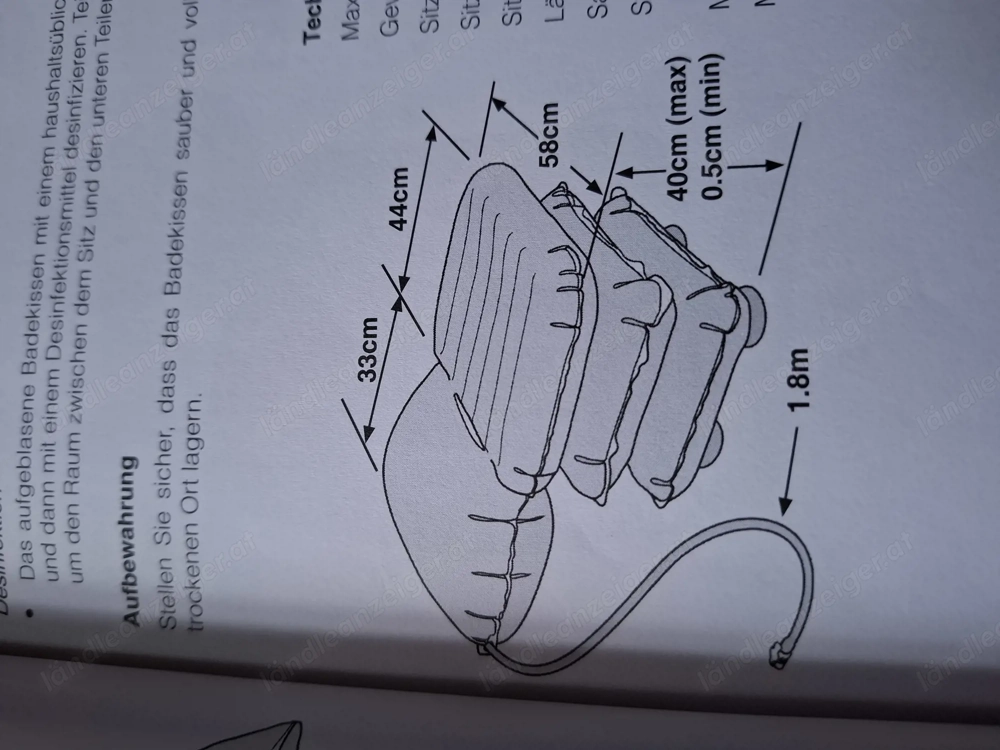 Elektrischer Badelift