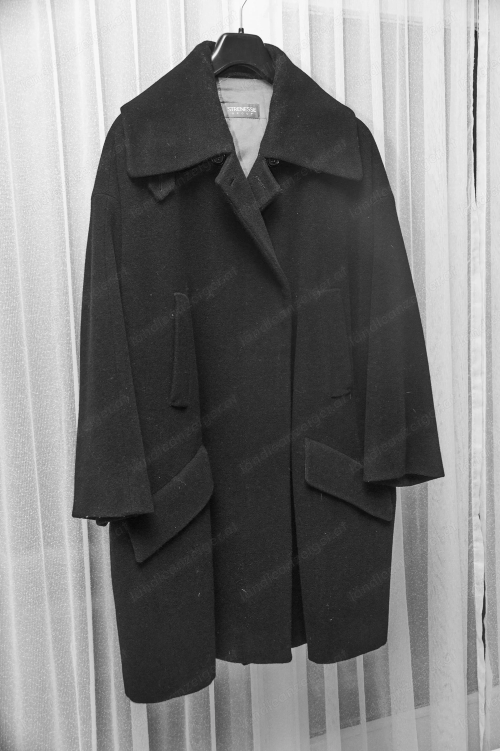 Schwarzer Damenmantel Größ 38