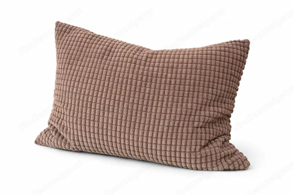 Cord Kissenhüllen 40 x 60 - 2er Set grau   Boho Style   pflegeleicht