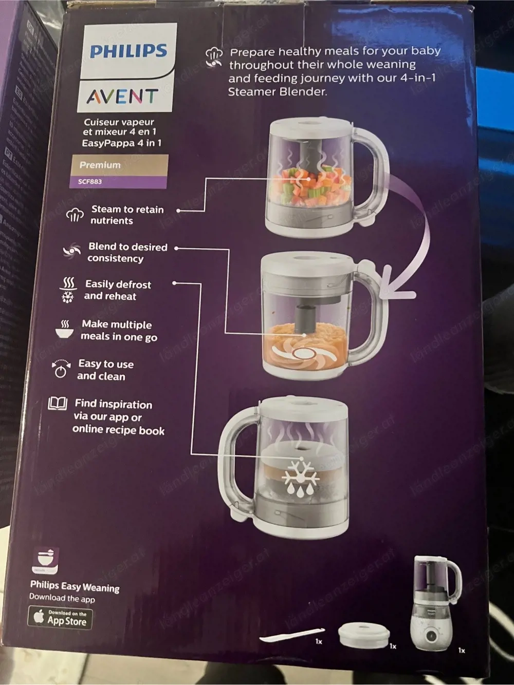 Philips Avent Beikostzubereitungsmaschine