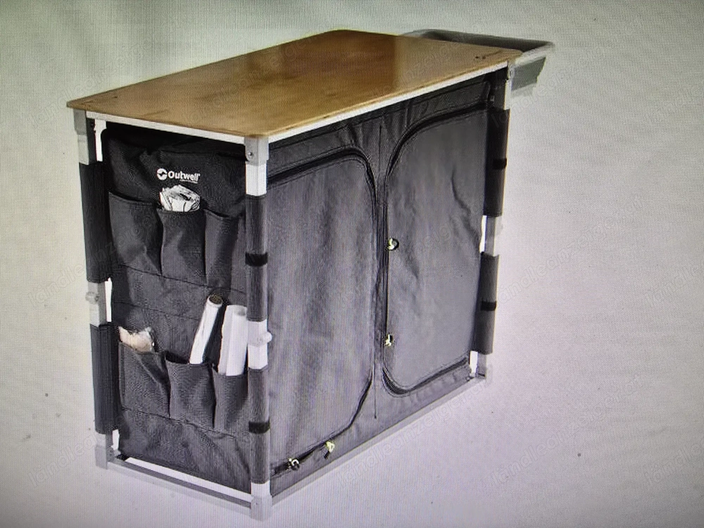 Outwell Custer Campingtisch Bambus, 120x70x49 70cm