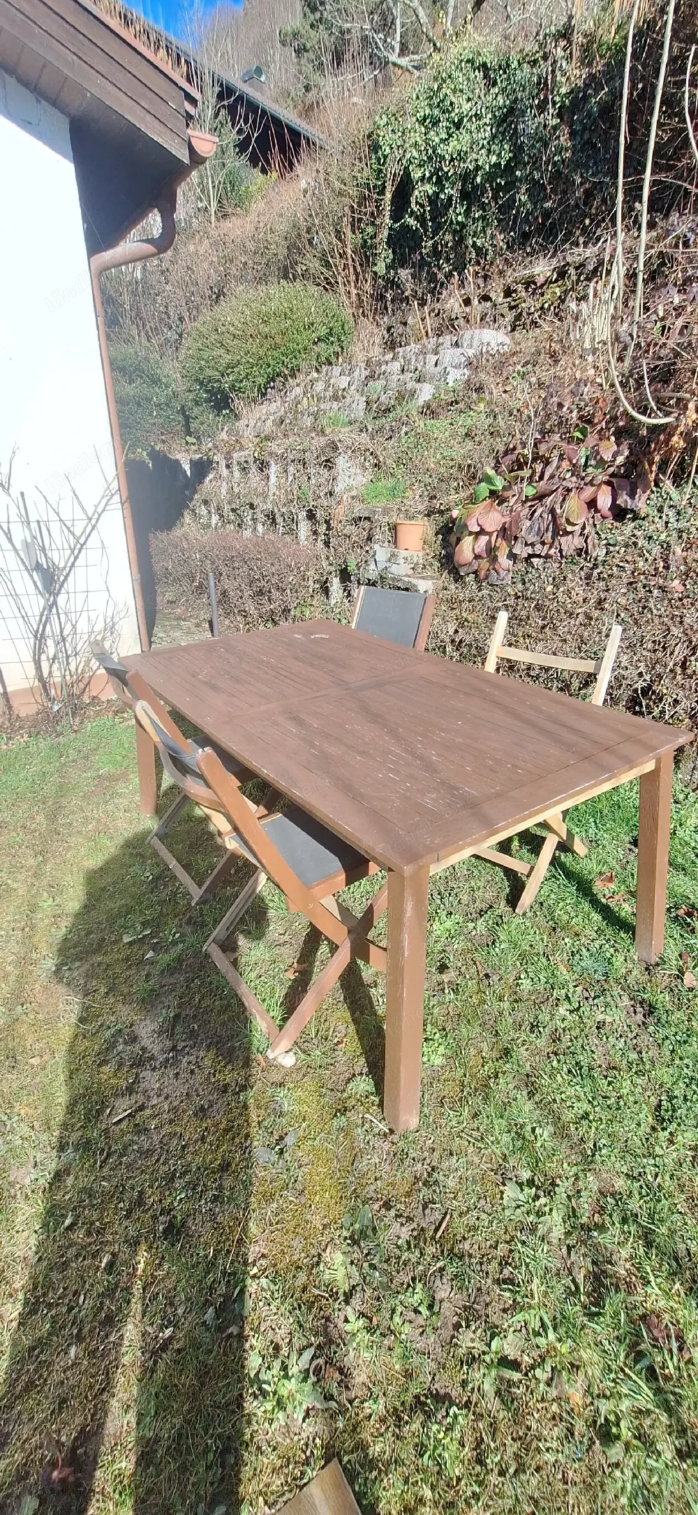 Gartentisch mit Stühle