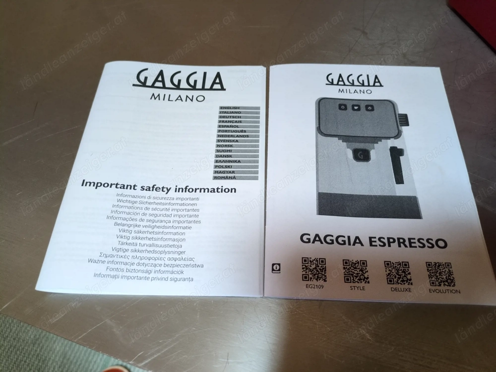 Gaggia Milano Espresso Maschine wie neu