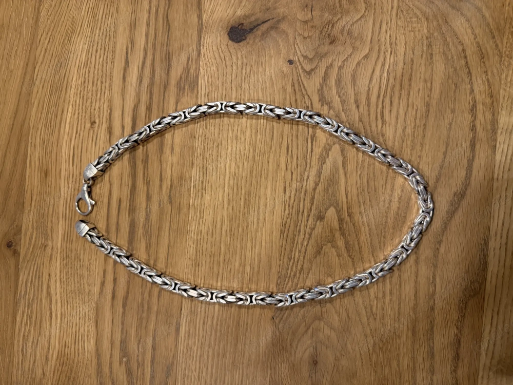 Königskette 925er Silber 8mm breit & 60cm lang 