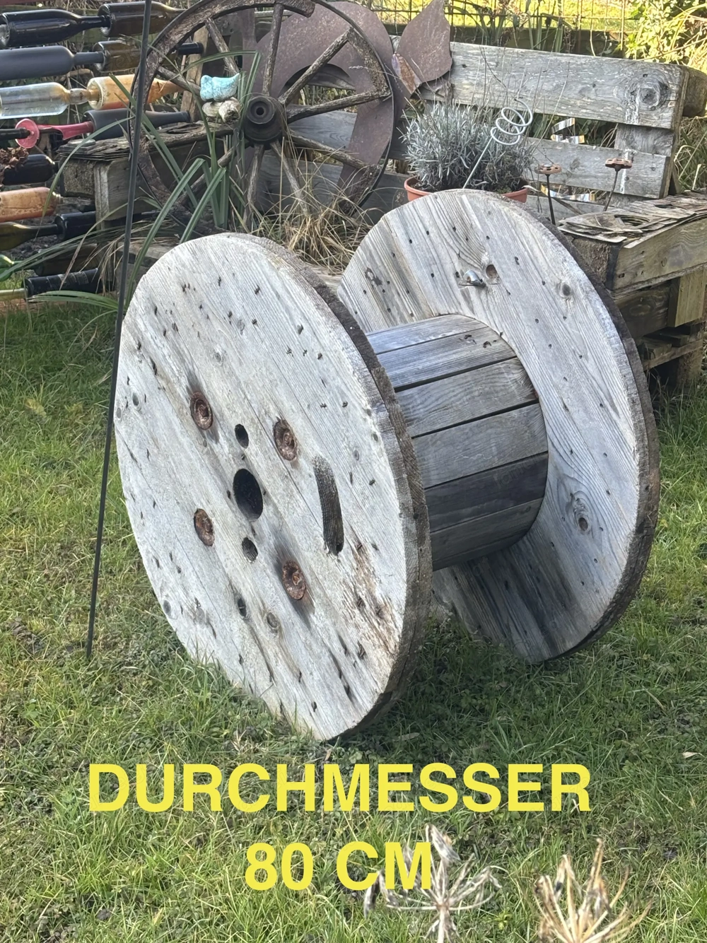 Kabelrolle HOLZ 80CM Kabeltrommel