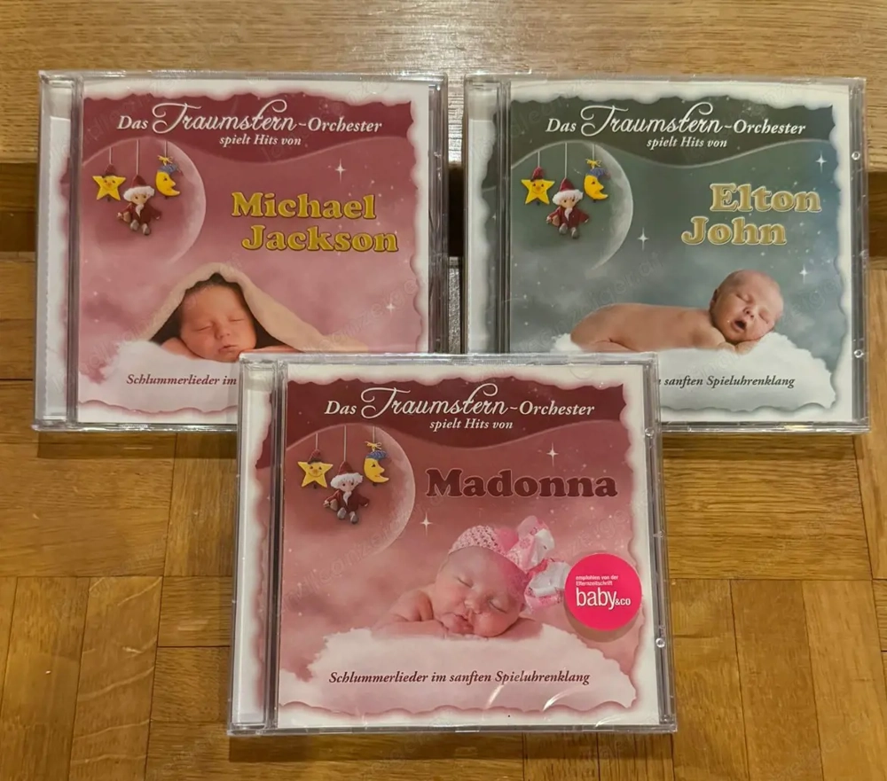 3x CD Das Traumstern-Orchester spielt Hits Michael Jackson Elton John Madonna ORIGINALVERPACKT