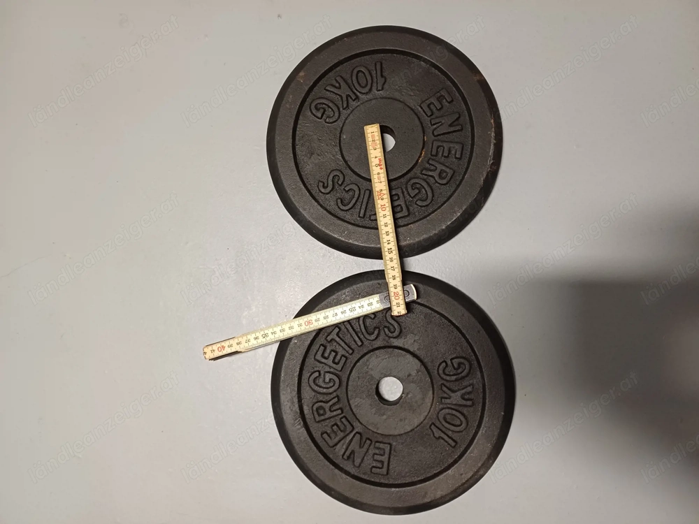 Hantelscheiben 2 Stück je 10 kg