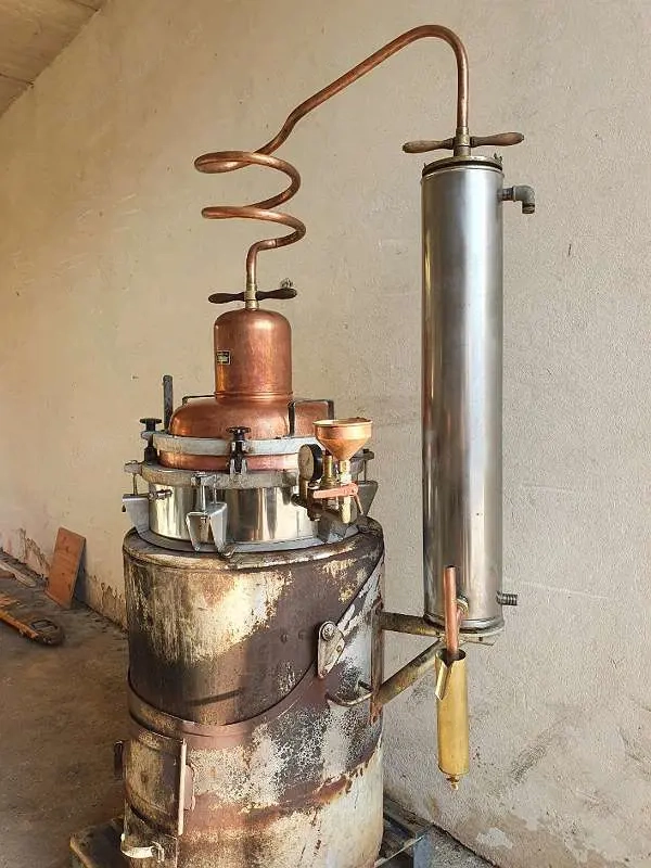 Jessernigg Schnapsbrennanlage Wasserbad