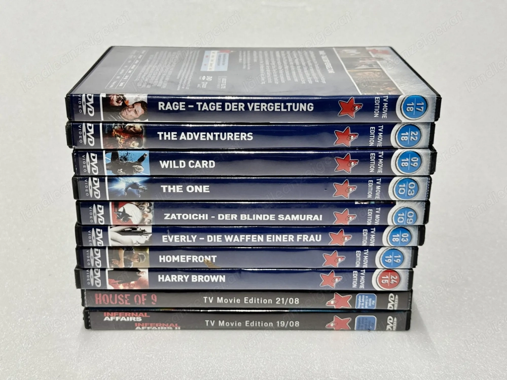 02 Action Filme DVD-Set zu Verkaufen
