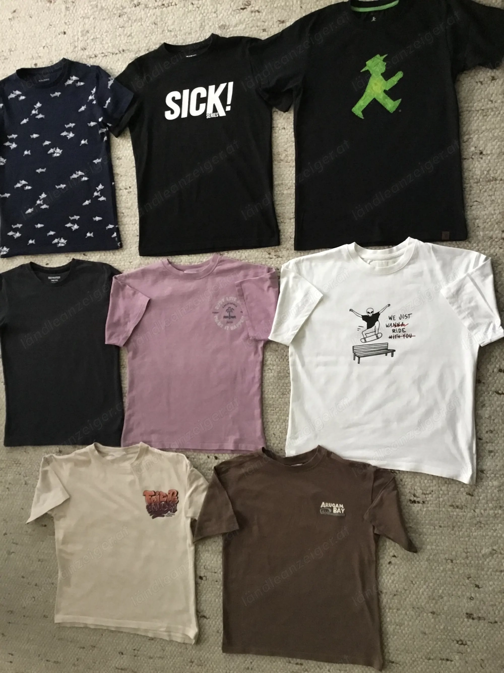 Verschied. T-Shirts f. Jungs Gr. 146 152+152, neuwertig