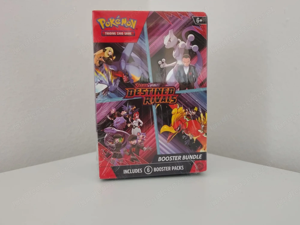 Pokémon Destined Rivals Booster Bundle (6 Packs)   Neu & OVP
