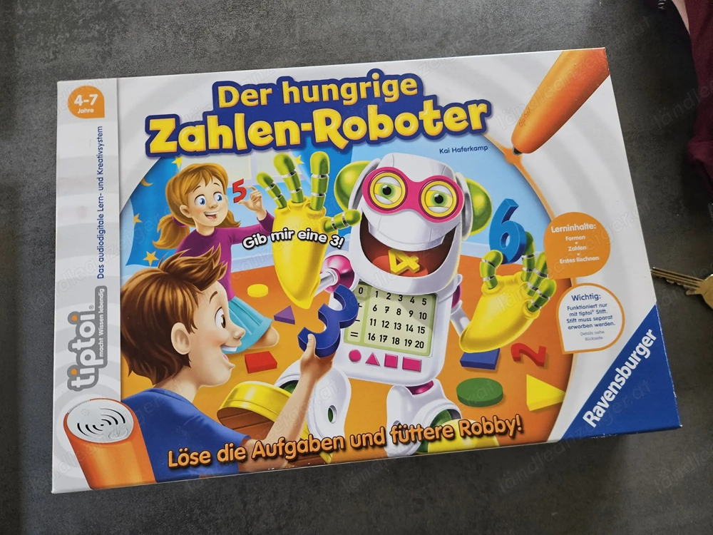 Tiptoi der hungrige Zahlenroboter