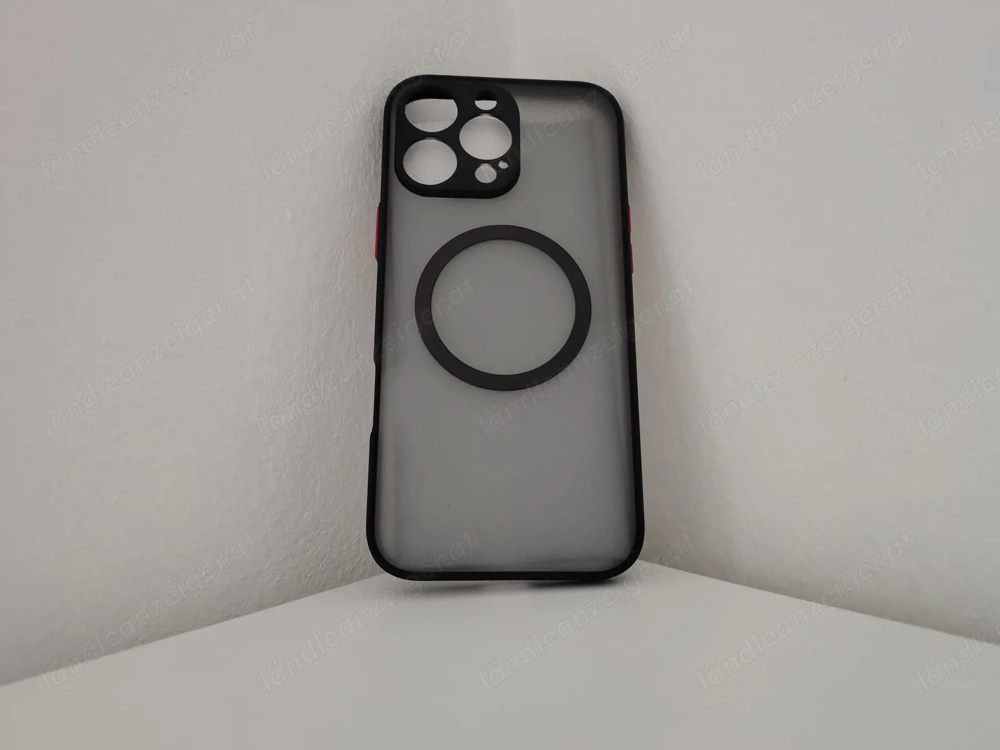 iPhone MagSafe Handyhülle Schwarz Transparent   Stoßfest & Slim
