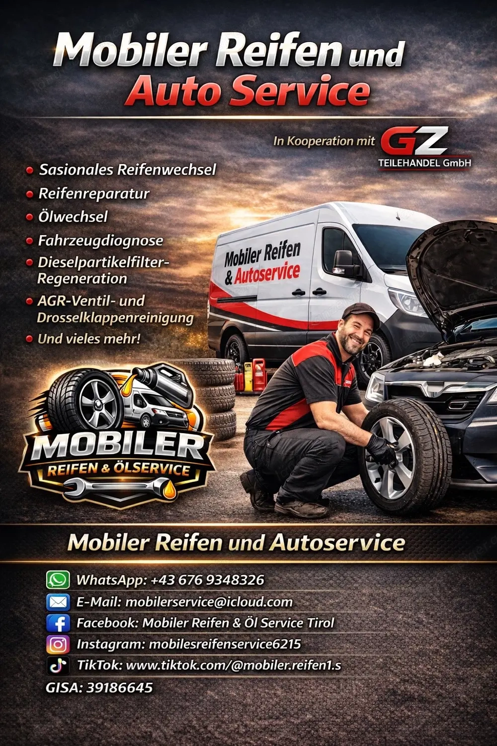 Mobiler Reifen und Autoservice!