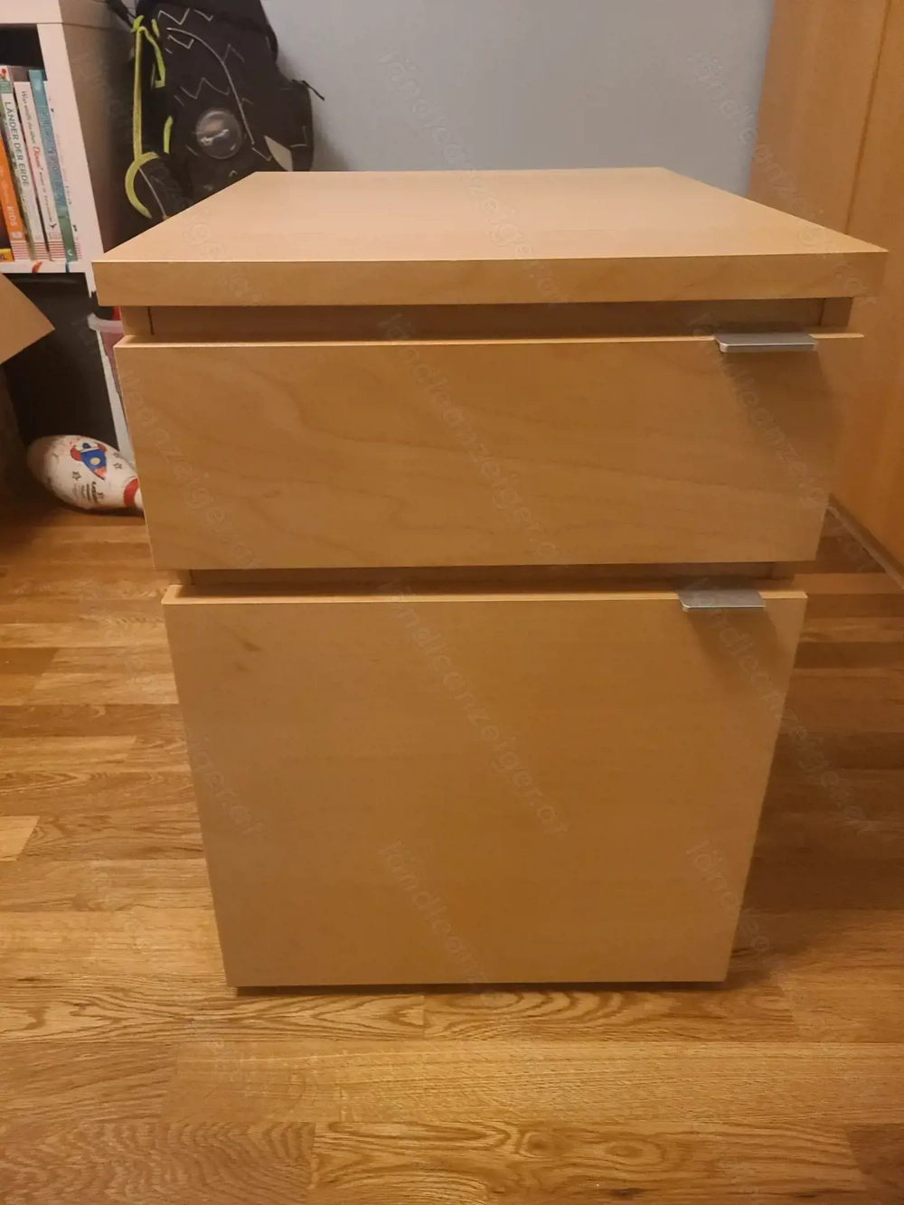 Malm Rollcontainer mit Schublade und Fach für Register, ohne Rollen