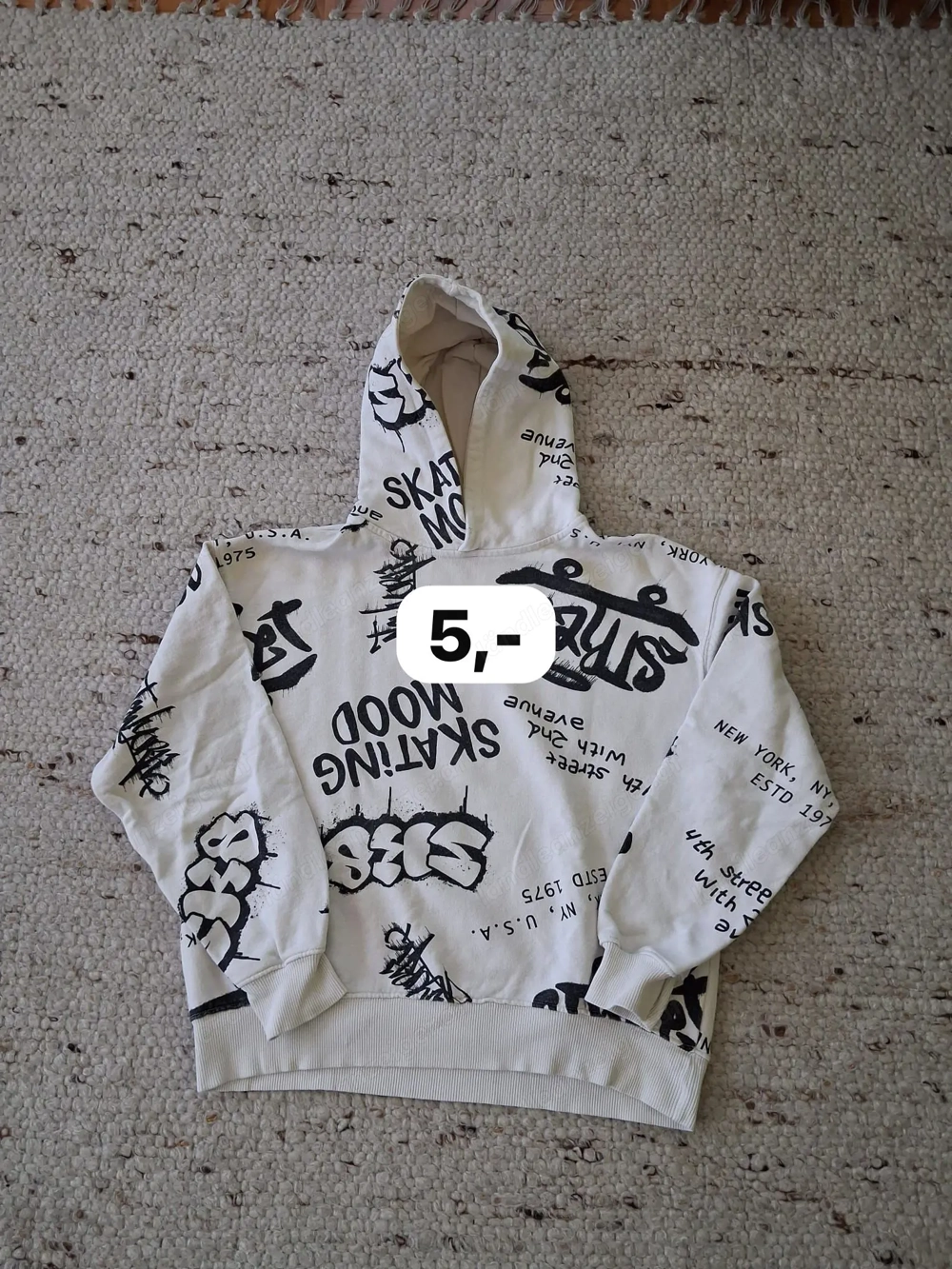 Cooler Skater-KapuzenSweater Gr. 11-12 Jahre,  ZARA  neuwertig