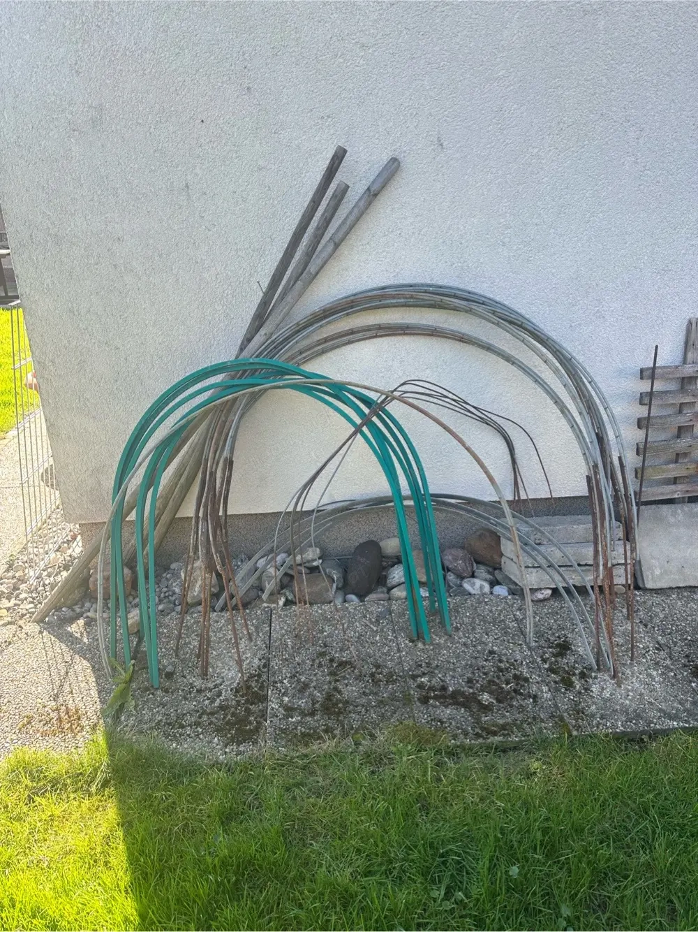 Stützstäbe für Folientunnel garten